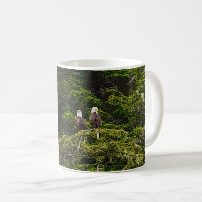 Zwei Adler-Tasse Kaffeetasse (VorderseiteRechts)