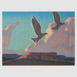 Zwei Adler von Maynard Dixon Seidenpapier