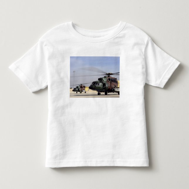 Zwei Angesagte Hubschrauber der mittleren Generati Kleinkind T-shirt (Vorderseite)