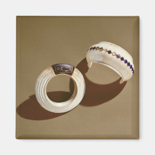 Zwei Armbänder aus dem Grab von Tutankhamun Magnet
