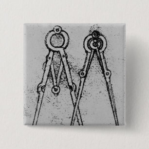 Zwei Arten Justierbaröffnung Kompass Button