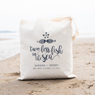 Zwei auf See GASTGESCHENK HOCHZEIT Tragetasche