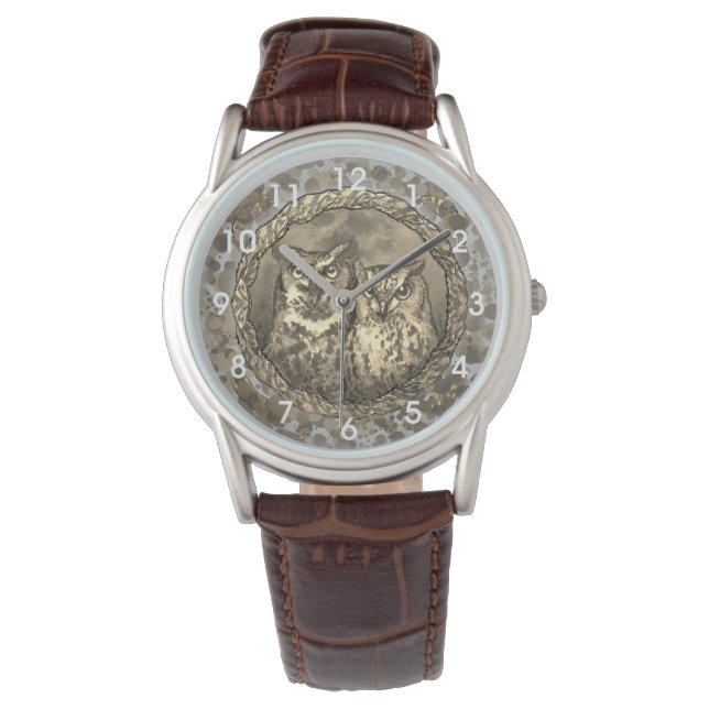 Zwei Augenuhren Armbanduhr (Vorderseite)