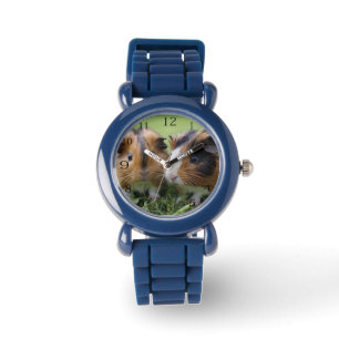 Zwei Baby Tortoiseshell Guinea Schweine, Armbanduhr