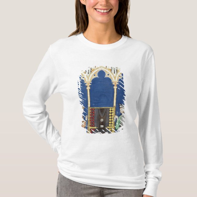 Zwei Backgammon-Spieler T-Shirt (Vorderseite)