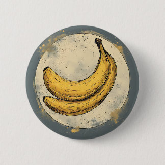 Zwei Bananen auf dem Mond Button