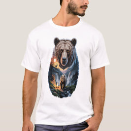 Zwei Bären im Wald T-Shirt