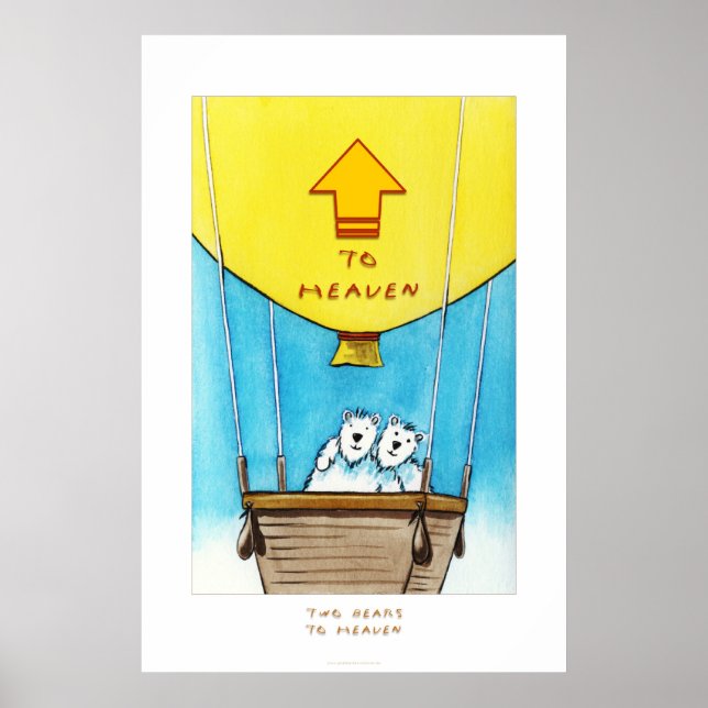 zwei Bären in den Himmel Poster (Vorne)