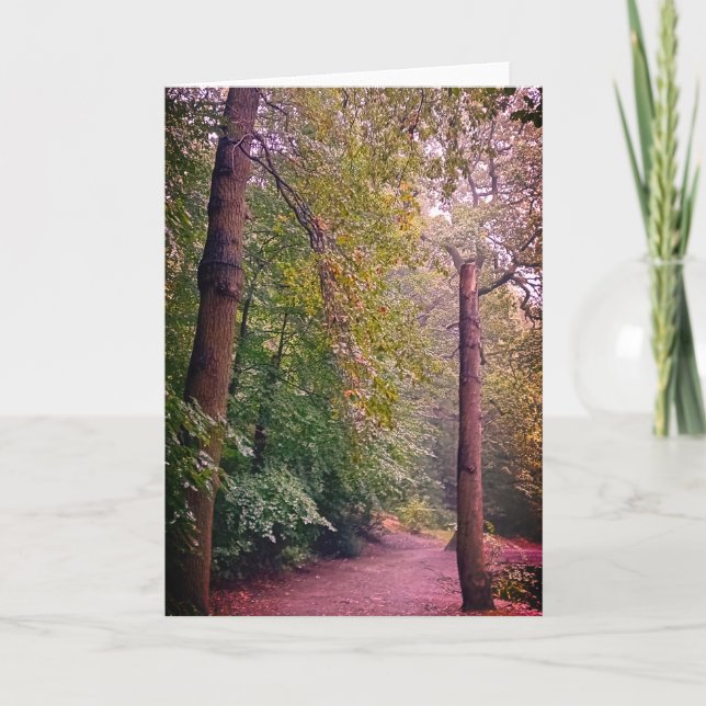 Zwei Bäume Karte (Vorderseite)