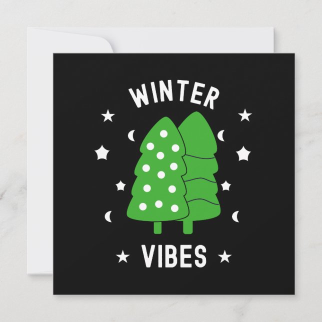 Zwei Bäume Winter Vibes (Vorderseite)
