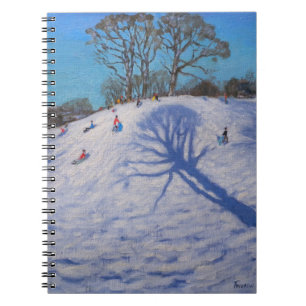 Zwei Baumschatten Bolehill Wirksworth 2009 Notizblock