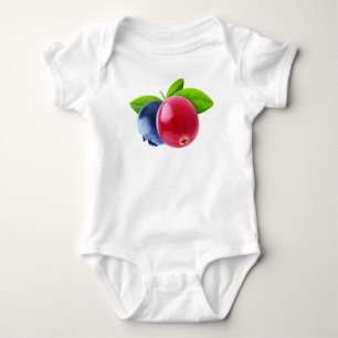 Zwei Beeren Baby Strampler