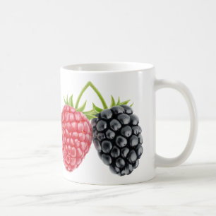 Zwei Beeren Kaffeetasse
