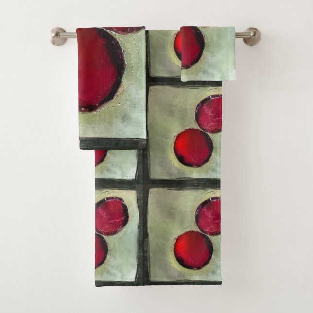 Zwei Berries Badhandtuch Set (Insitu)