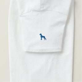 Zwei bestickte Große Dänen Besticktes T-Shirt