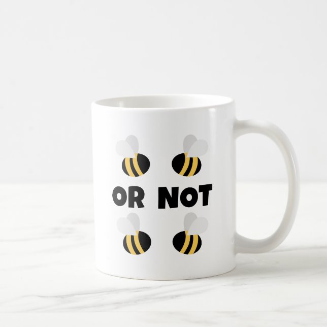 Zwei Bienen oder nicht zwei Bienen Kaffeetasse (Rechts)