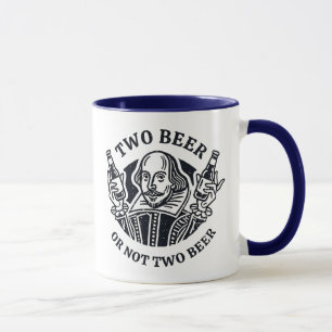 Zwei Bier oder nicht zwei Bier Tasse
