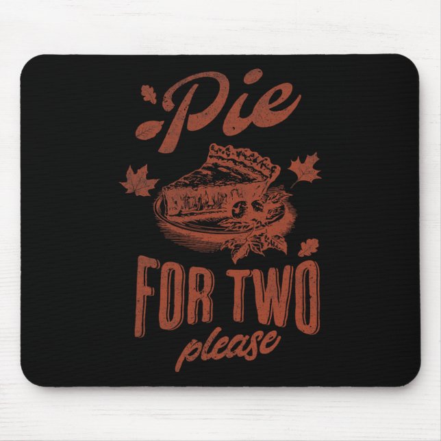 Zwei bitte Erntedank Schwangerschaft ankündigen Mousepad (Vorne)