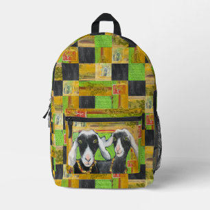 Zwei Black Goats Rucksack "Print Cut Sew Bag"
