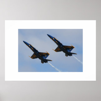 Zwei blaue Engel Poster