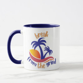 Zwei Blue Palms BFTG Kaffee Tasse