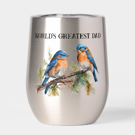 Zwei Bluebirds - der größte Vater der Welt