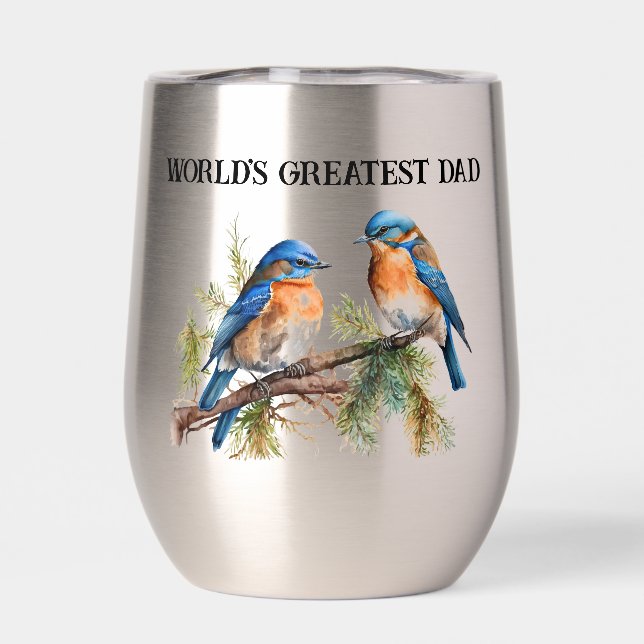 Zwei Bluebirds - der größte Vater der Welt (Rückseite)