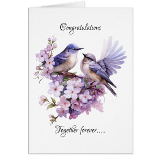 Zwei Bluebirds Liebe Hochzeit