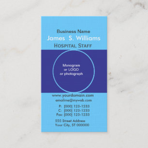 Zwei Blues-einzigartiger Geschäfts-tief blauer Visitenkarte