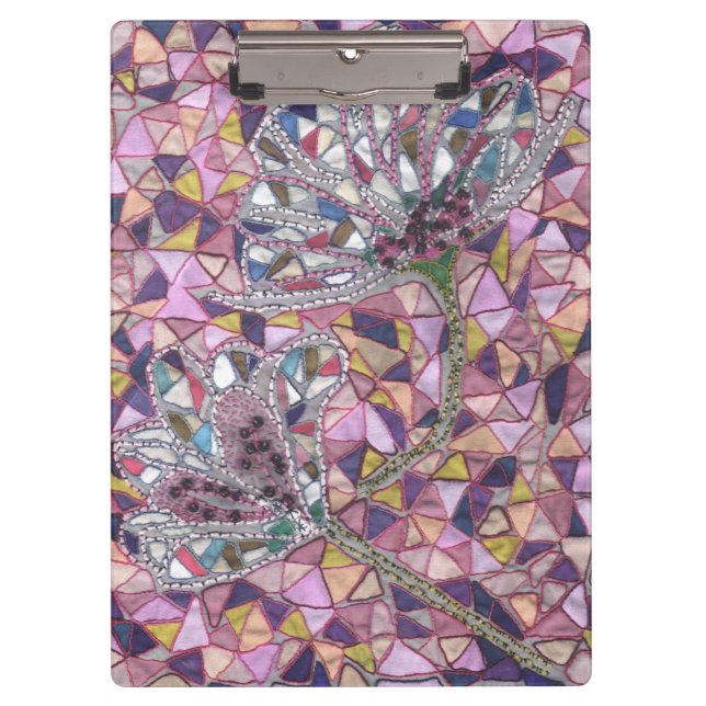 Zwei Blume Klemmbrett (Vorderseite)