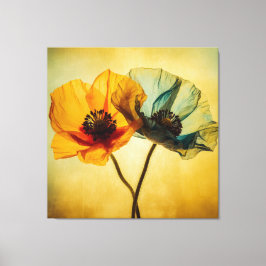Zwei Blume Leinwanddruck