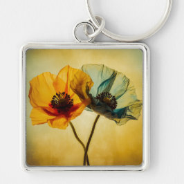 Zwei Blume Schlüsselanhänger