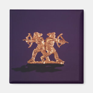 Zwei Bogenschützen Magnet