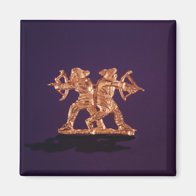 Zwei Bogenschützen Magnet (Vorne)