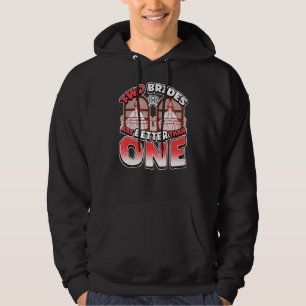 Zwei Bräute sind besser als eine Lesbianlove Femme Hoodie