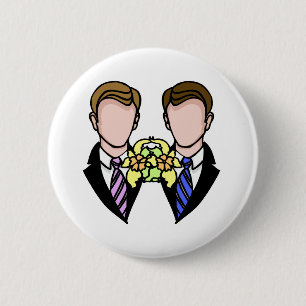 Zwei Bräutigame Button