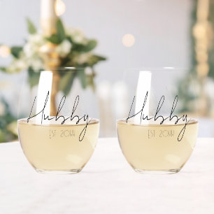 Zwei Bräutigame Schwule Hochzeit Personalisiertes Weinglas Ohne Stiel