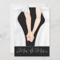 Zwei Brautkleiden Lesbische Hochzeit