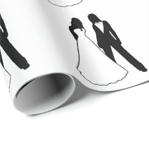 Zwei Brides Wedding Geschenkpapier