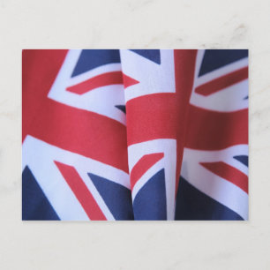 zwei britische Flaggen Postkarte