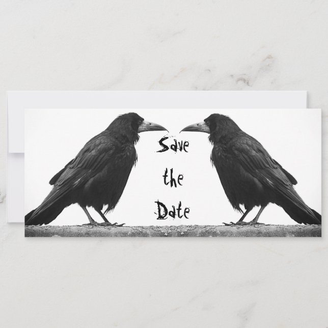 Zwei Bücher haben Save the Date Einladungskarte (Vorderseite)