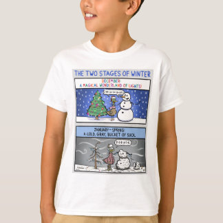 Zwei Bühnen Winter T-Shirt