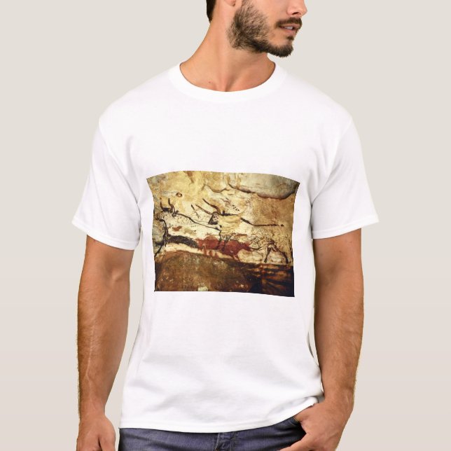 Zwei Bulls', Lascaux, Dordogne_Art des Altertums T-Shirt (Vorderseite)