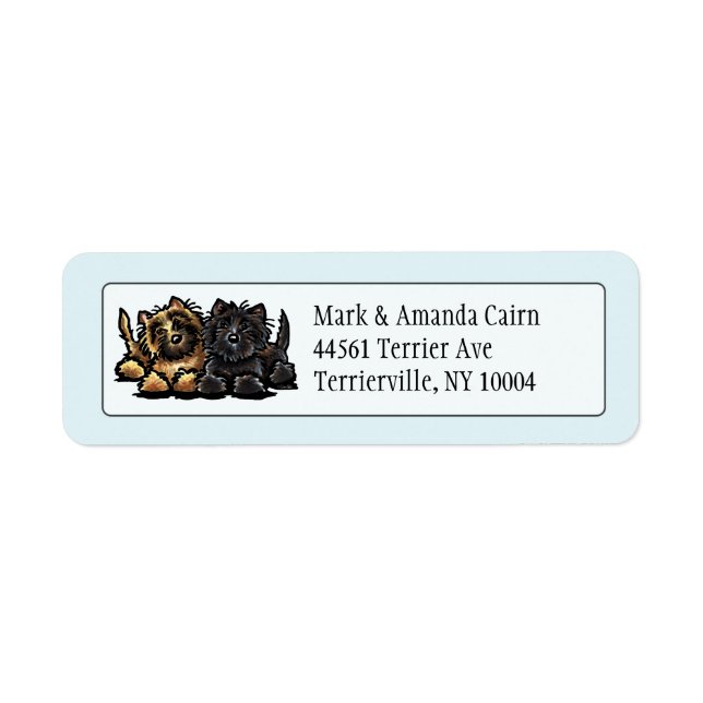 Zwei Cairn Terriers (Vorne)