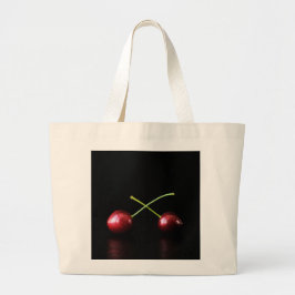 Zwei Cherries jtcnm Jumbo Stoffbeutel