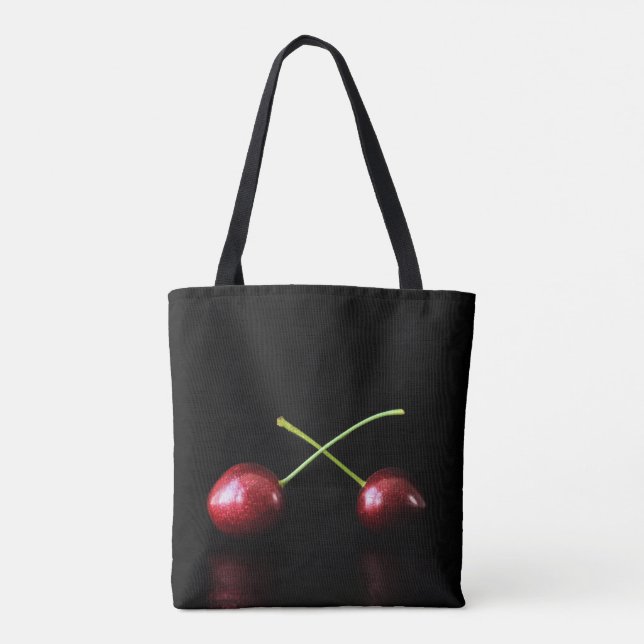 Zwei Cherries stcna Tasche (Rückseite)