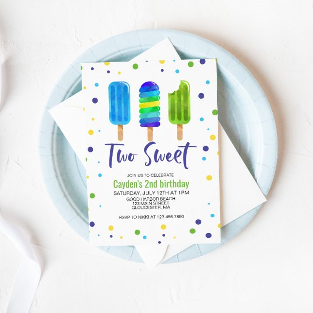 Zwei Coole Einladung zum 2. Geburtstag (Von Creator hochgeladen)