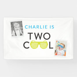 Zwei Coole Party-Banner-Hintergrund Banner