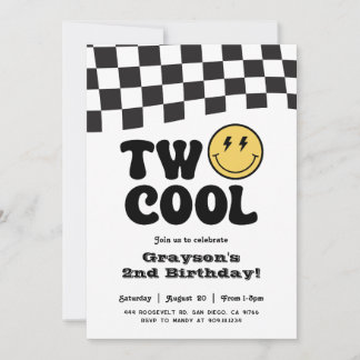 Zwei Coole Party Einladungen zum Geburtstag