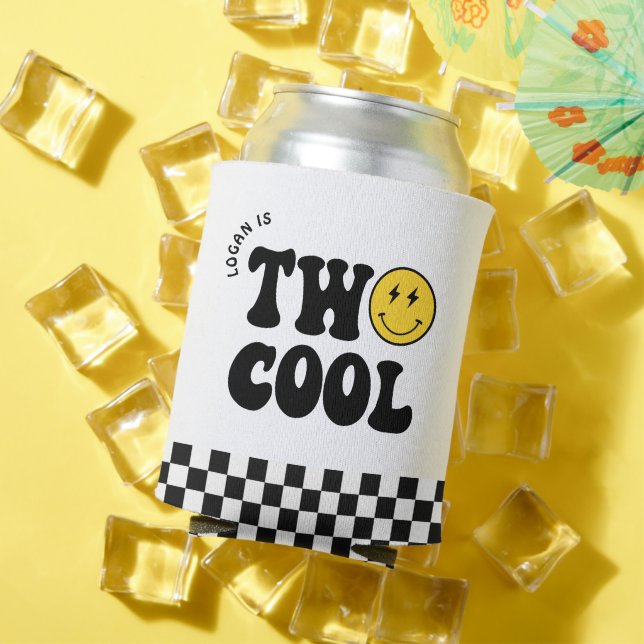 Zwei Coole Retro-Gastgeschenke zum zweiten Geburts Dosenkühler (In Situ Sommer)